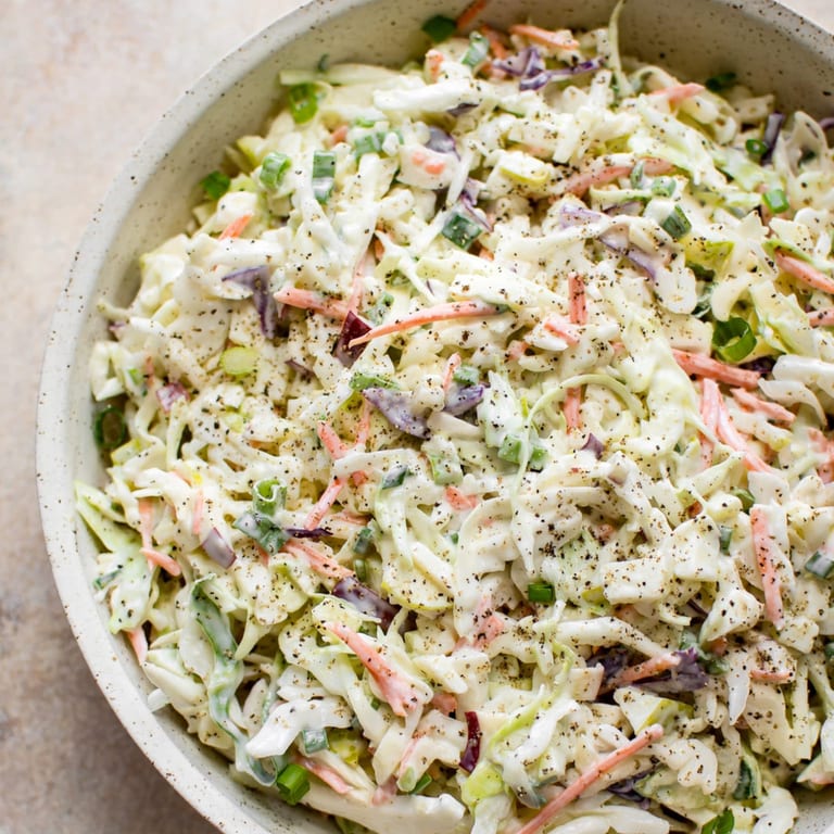 Savor Our Homemade Coleslaw